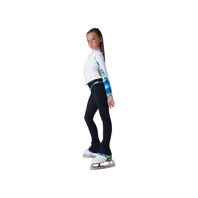 Eiskunstlauf Hosen Thuono Modell "Black" Wild blu Eiskunstlauf Hosen Thuono Modell "Black" Wild blu
